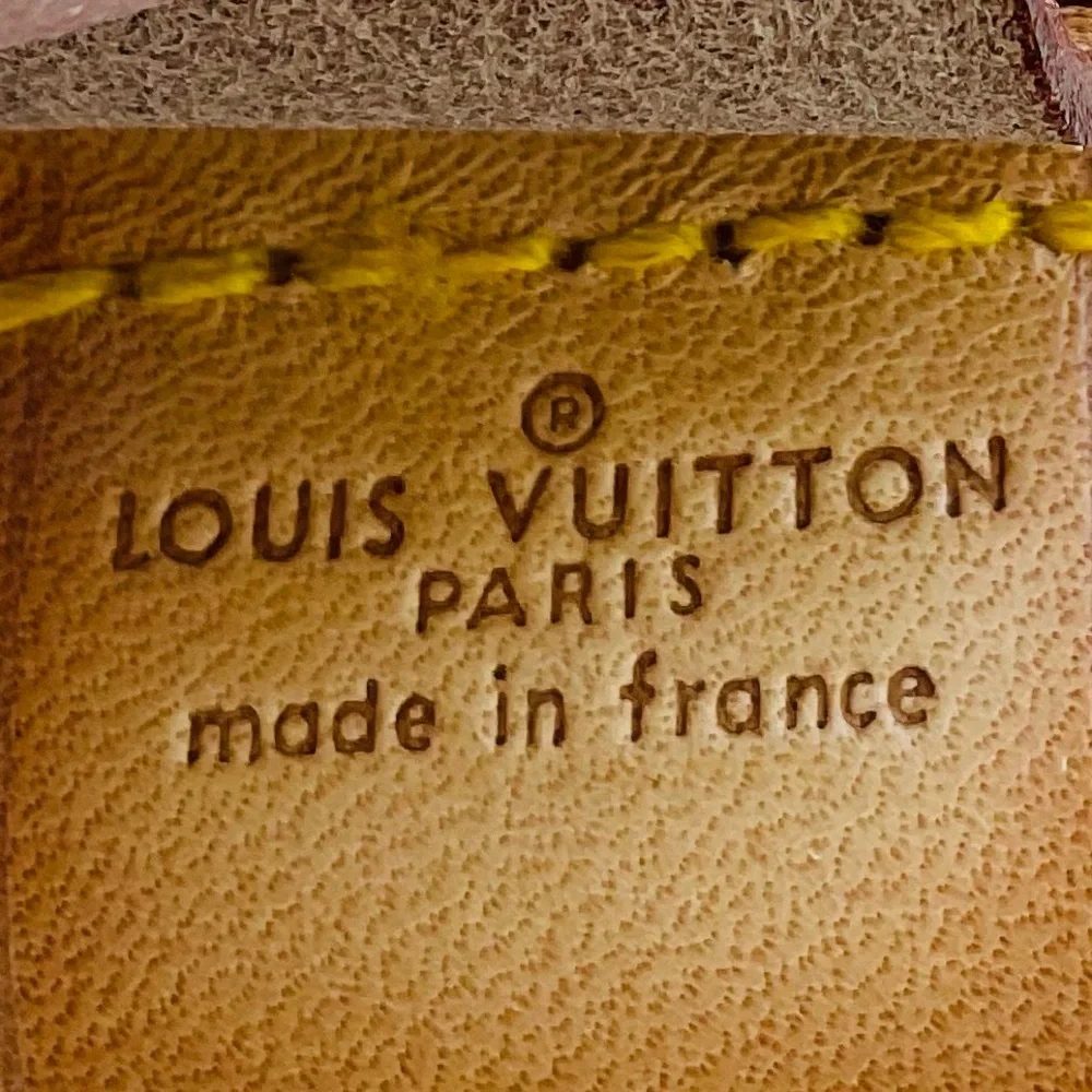 Authentic Louis Vuitton Vachetta Poignet Handle Strap Speedy Keepall - Picture 5 of 8